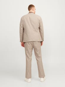 Jack & Jones Plus Size Slim Fit Suit -Travertine - 12257436