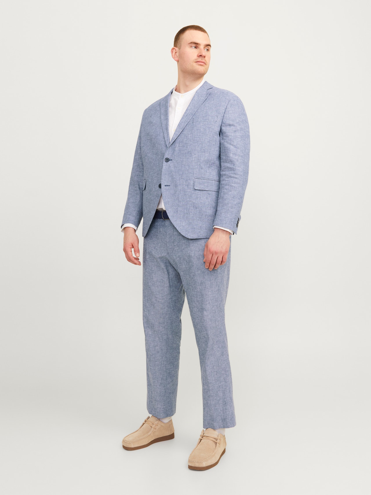 Jack & Jones Plus Slim Fit Ülikond -Chambray Blue - 12257436