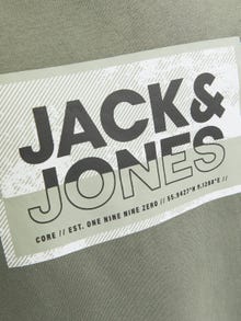 Jack & Jones Sudadera con cuello redondo Estampado Bebés -Agave Green - 12257441
