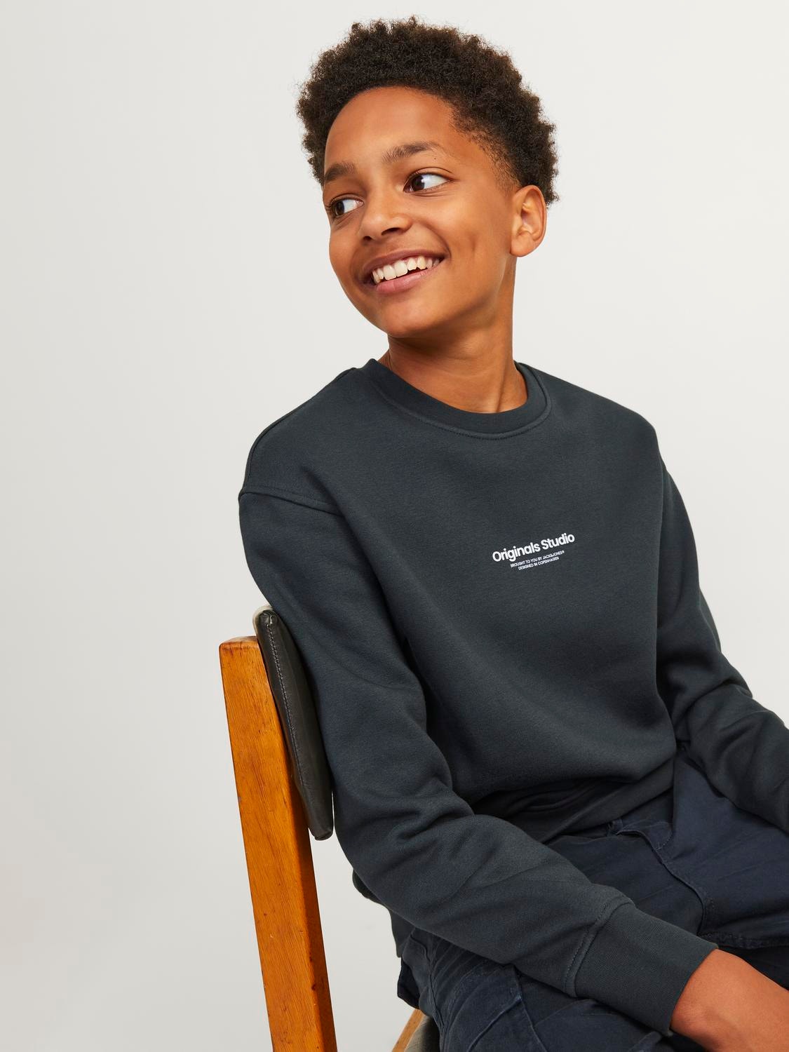 Jack & Jones Gedruckt Sweatshirt mit Rundhals Mini -Forest River - 12257442