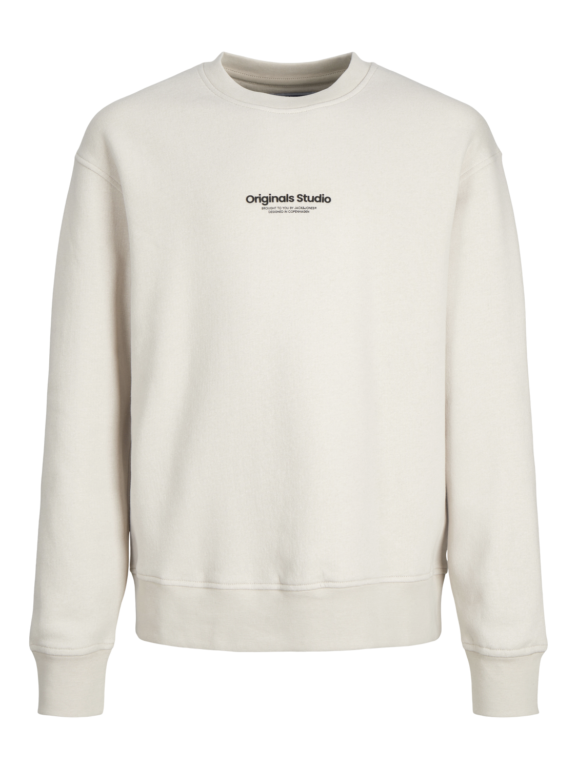 Jack & Jones Gedrukt Sweatshirt met ronde hals Mini -Moonbeam - 12257442