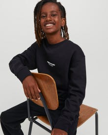 Jack & Jones Gedrukt Sweatshirt met ronde hals Mini -Black - 12257442