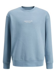 Jack & Jones Spausdintas raštas Apatinis prakaituojantis megztinis Mini -Mountain Spring - 12257442