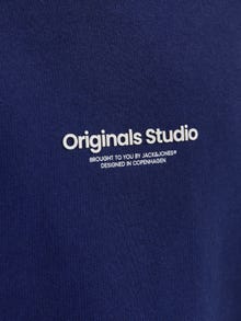 Jack & Jones Spausdintas raštas Apatinis prakaituojantis megztinis Mini -Ocean Cavern - 12257442