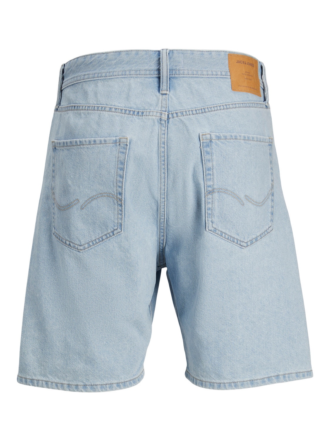 Jack & Jones Plus Size Loose Fit Casual Shorts -Blue Denim - 12257456