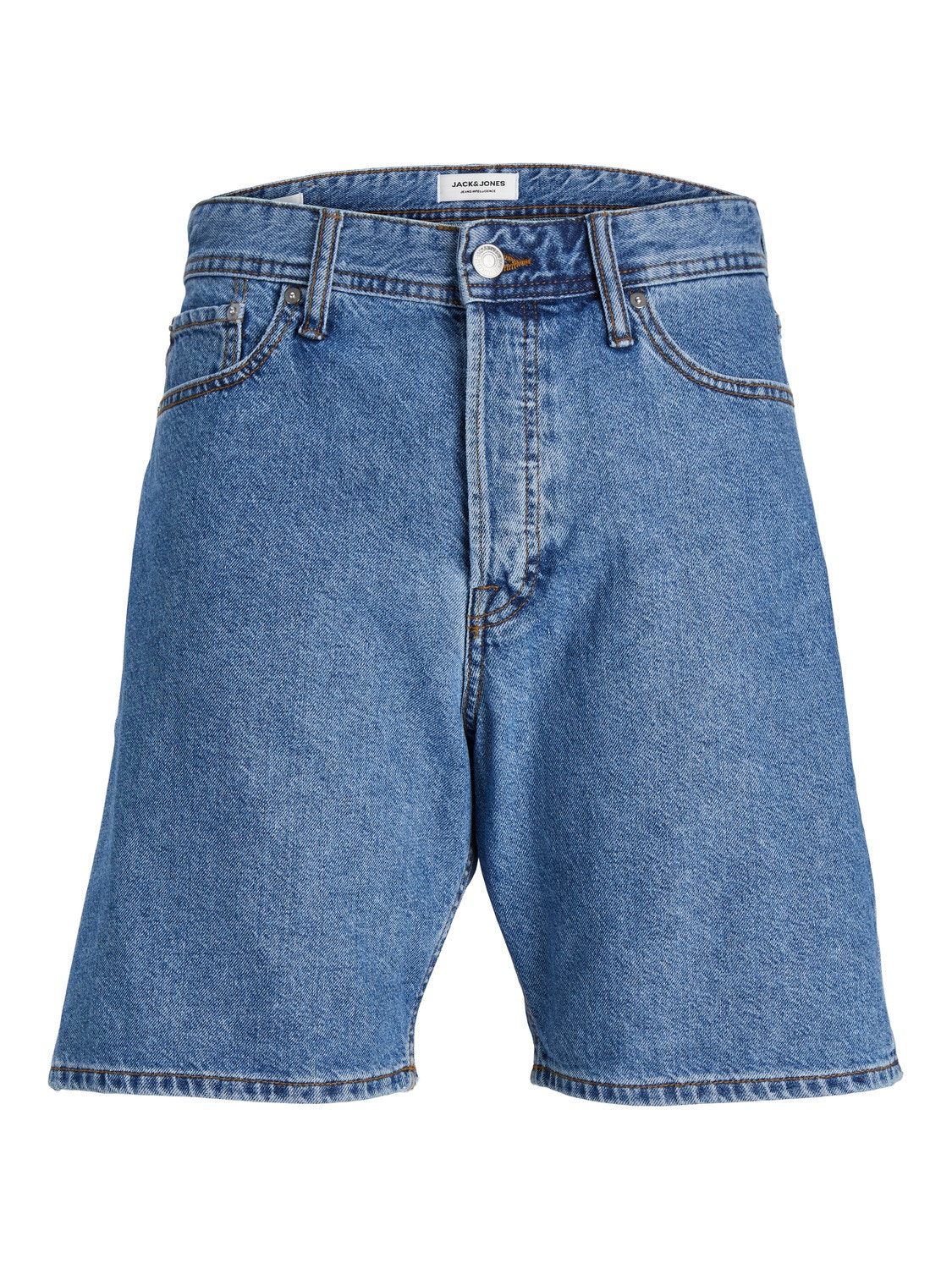 Jack & Jones Plus Size Loose Fit Avslappende Shorts -Blue Denim - 12257457