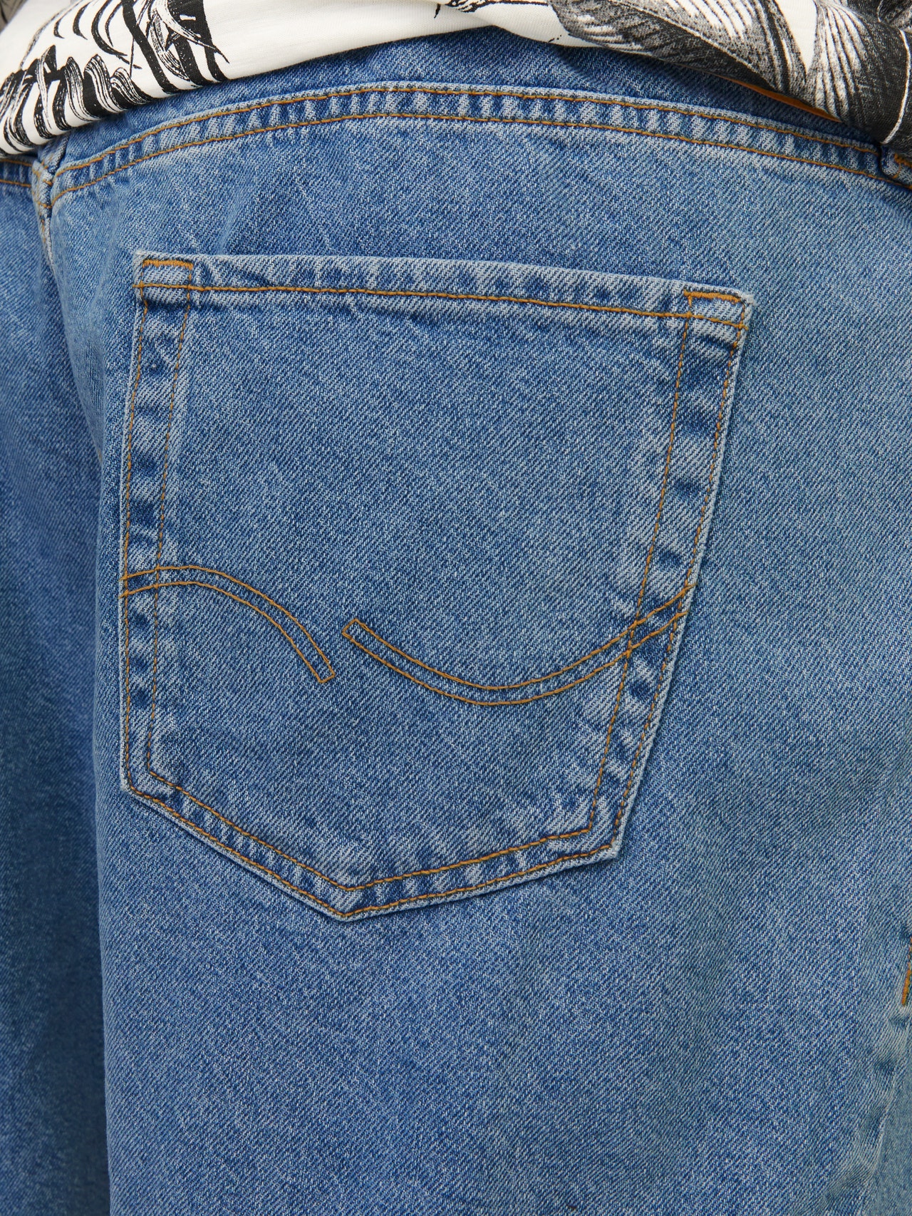 Jack & Jones Plus Size Loose Fit Shorts casuales -Blue Denim - 12257457