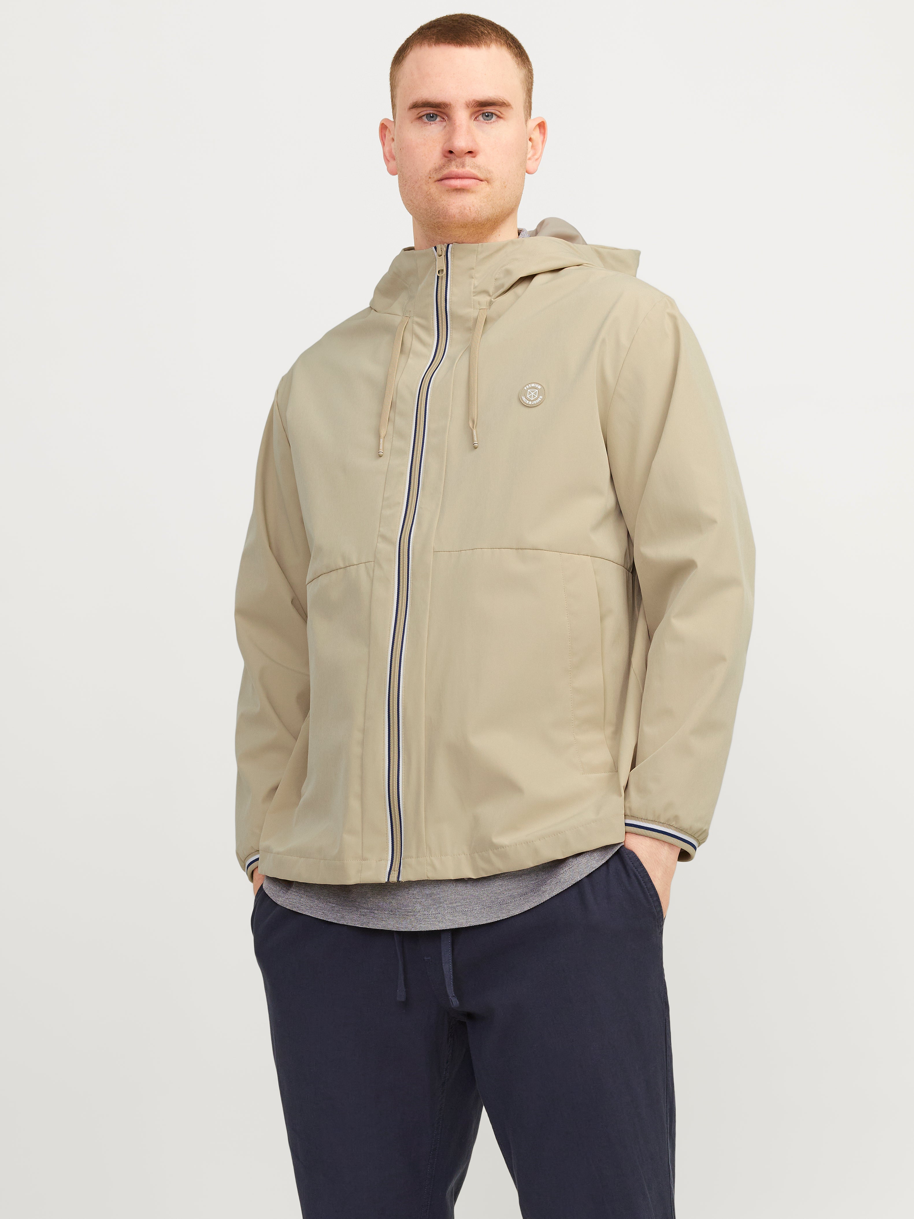 Plus Size Softshell jacket Beige Jack Jones