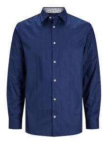 Jack & Jones Plus Size Camisa Loose Fit -Perfect Navy - 12257469