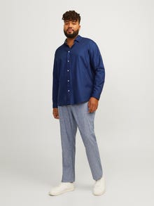 Jack & Jones Plus Size Loose Fit Skjorta -Perfect Navy - 12257469