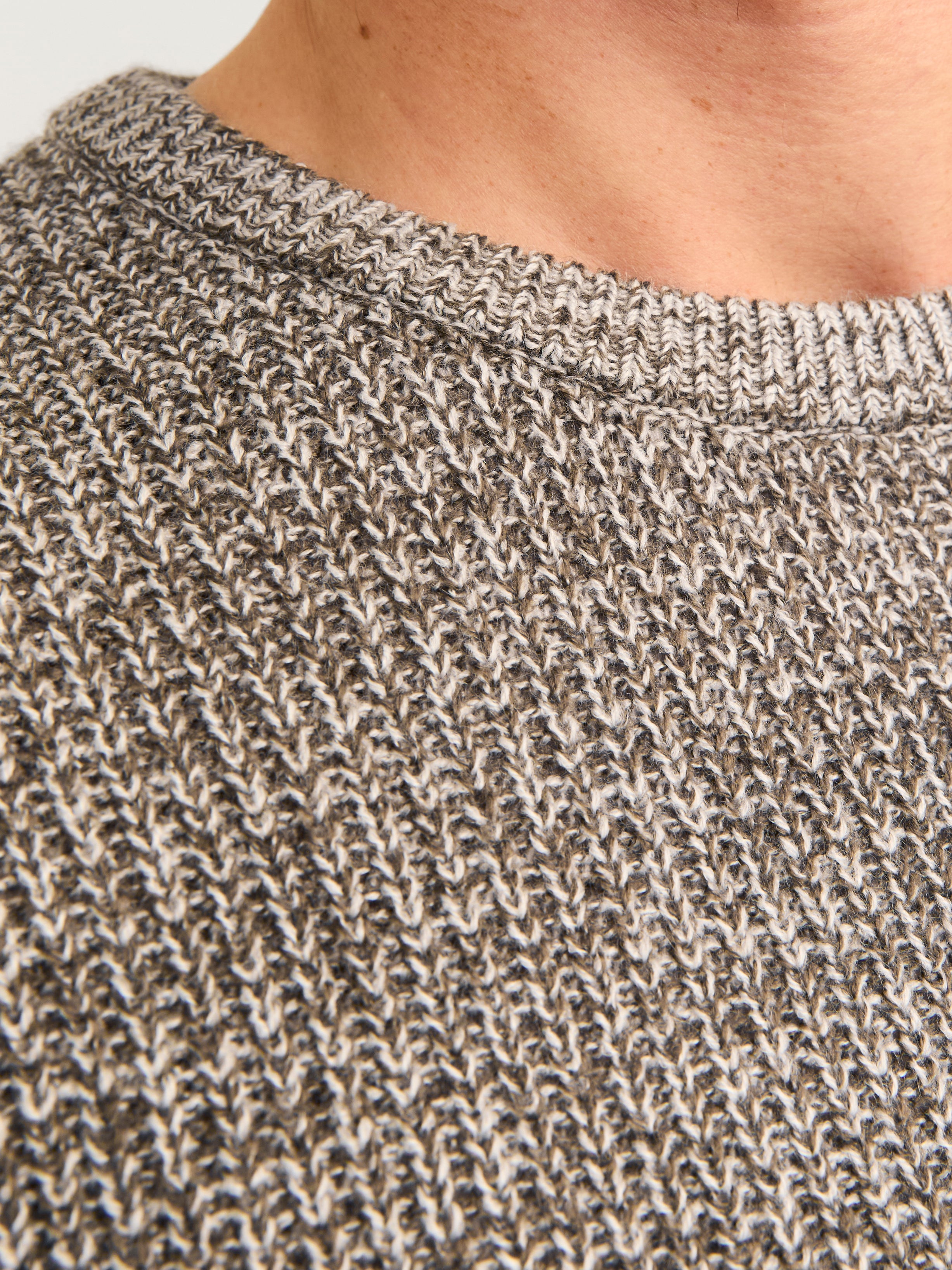 Thumbnail - Meliert Strickpullover