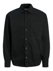 Jack & Jones Plus Size Relaxed Fit Permatomi marškiniai -Black - 12257491