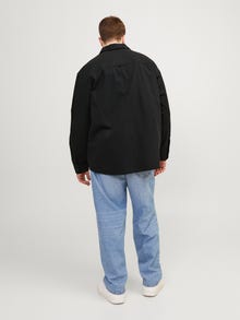 Jack & Jones Plus Size Relaxed Fit Overshirt -Black - 12257491