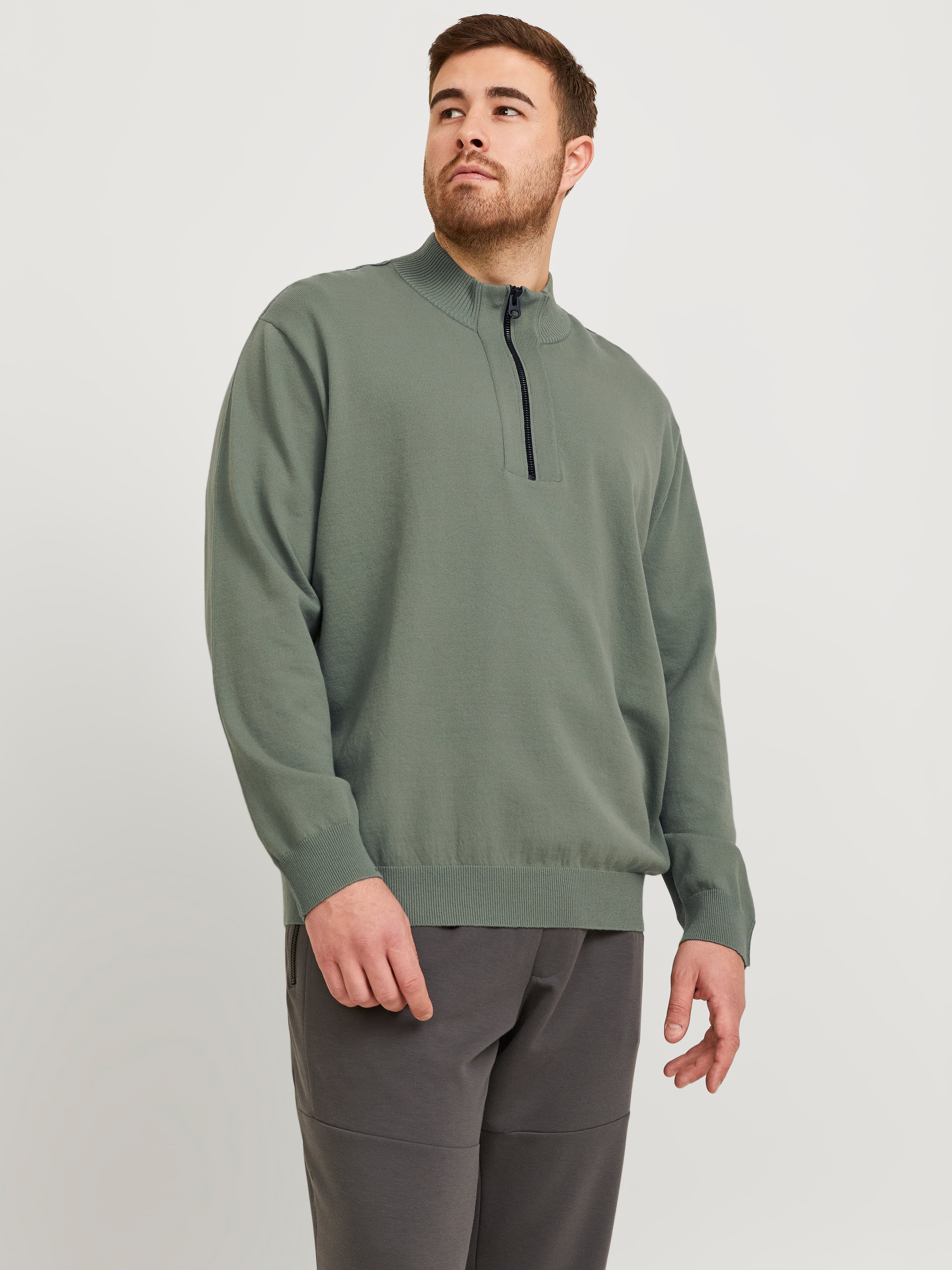 Plus size 2024 green jumper