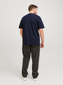 Jack & Jones Plus Size Bedrukt T-shirt -Sky Captain - 12257509