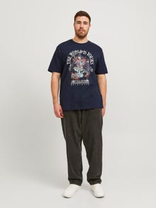 Jack & Jones Plus Size Gedruckt T-shirt -Sky Captain - 12257509
