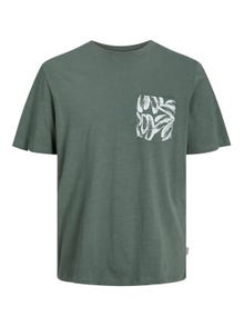 Jack & Jones Plus Size Printed T-shirt -Laurel Wreath - 12257516