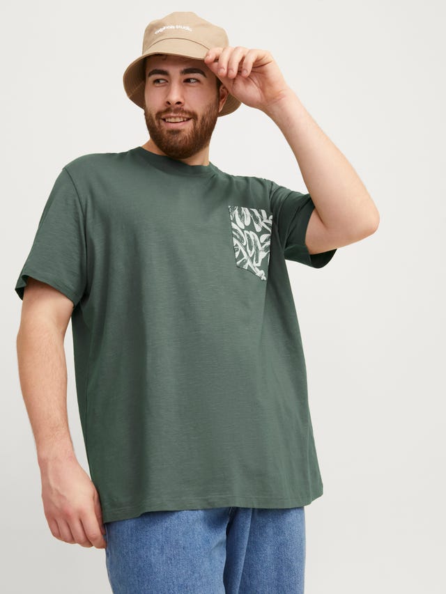 Jack & Jones Plus Size Tryck T-shirt - 12257516
