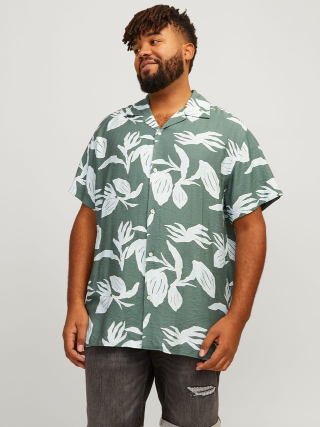 Jack & Jones Plus Size Camisa Relaxed Fit - 12257529