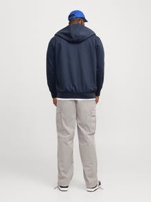 Jack & Jones Plus Size SUDADERA con cremallera Liso -India Ink - 12257551