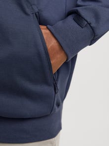 Jack & Jones Plus Size SUDADERA con cremallera Liso -India Ink - 12257551