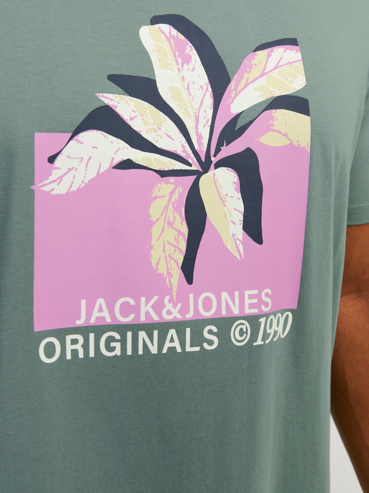Jack & Jones Plus Size Gedruckt T-shirt -Laurel Wreath - 12257560