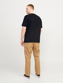 Jack & Jones Plus Size Gedrukt T-shirt -Black - 12257560
