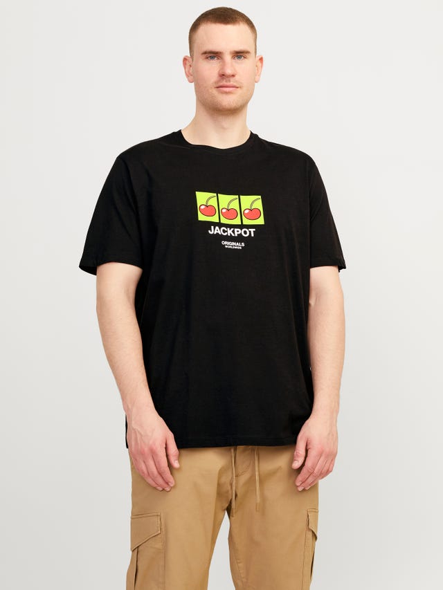 Jack & Jones Plus Size T-shirt Estampar - 12257567