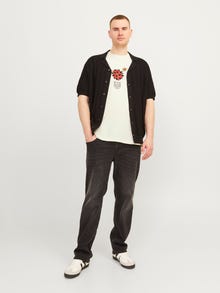 Jack & Jones Plus Size T-shirt Stampato -Buttercream - 12257567