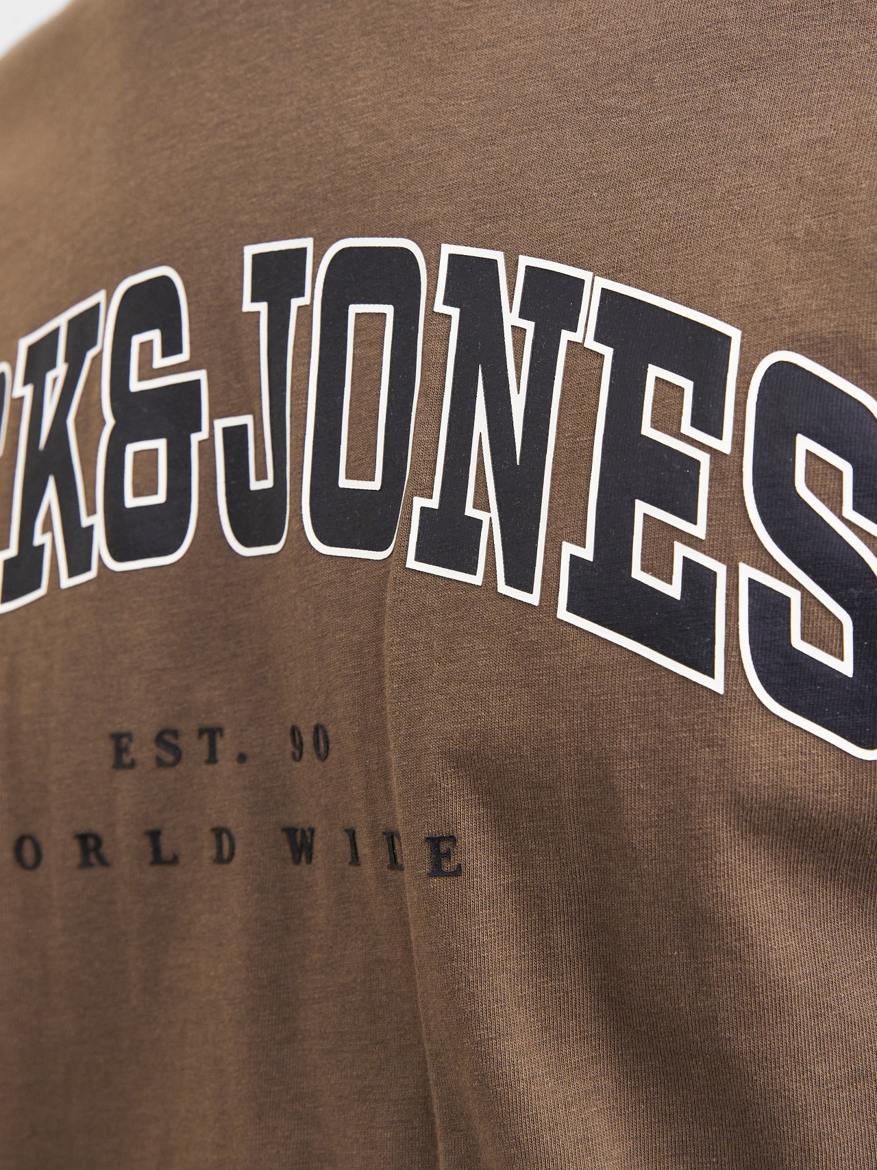 Jack & Jones Logo Ronde hals T-shirt -Canteen - 12257579