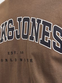 Jack & Jones Logo Rundhals T-shirt -Canteen - 12257579