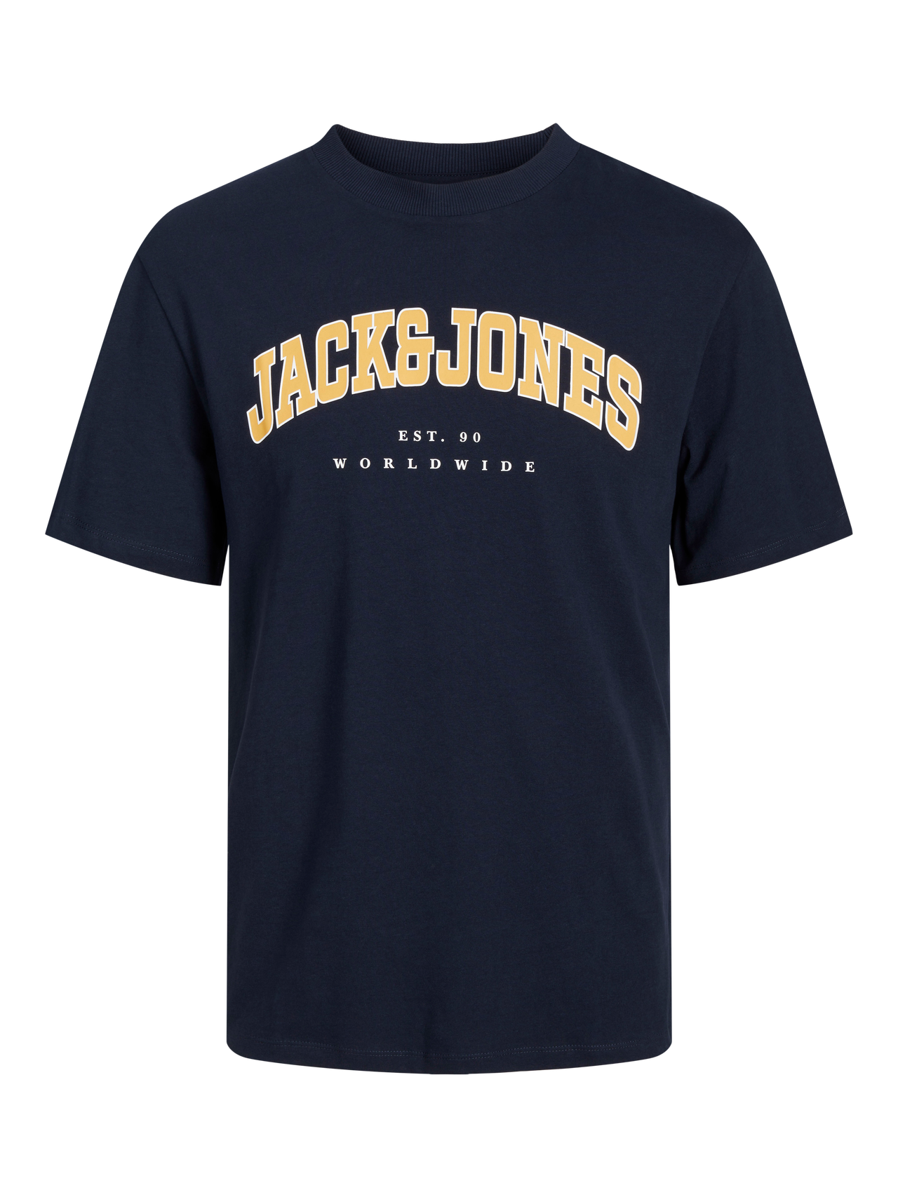 Jack & Jones Logo Crew neck T-shirt -Navy Blazer - 12257579