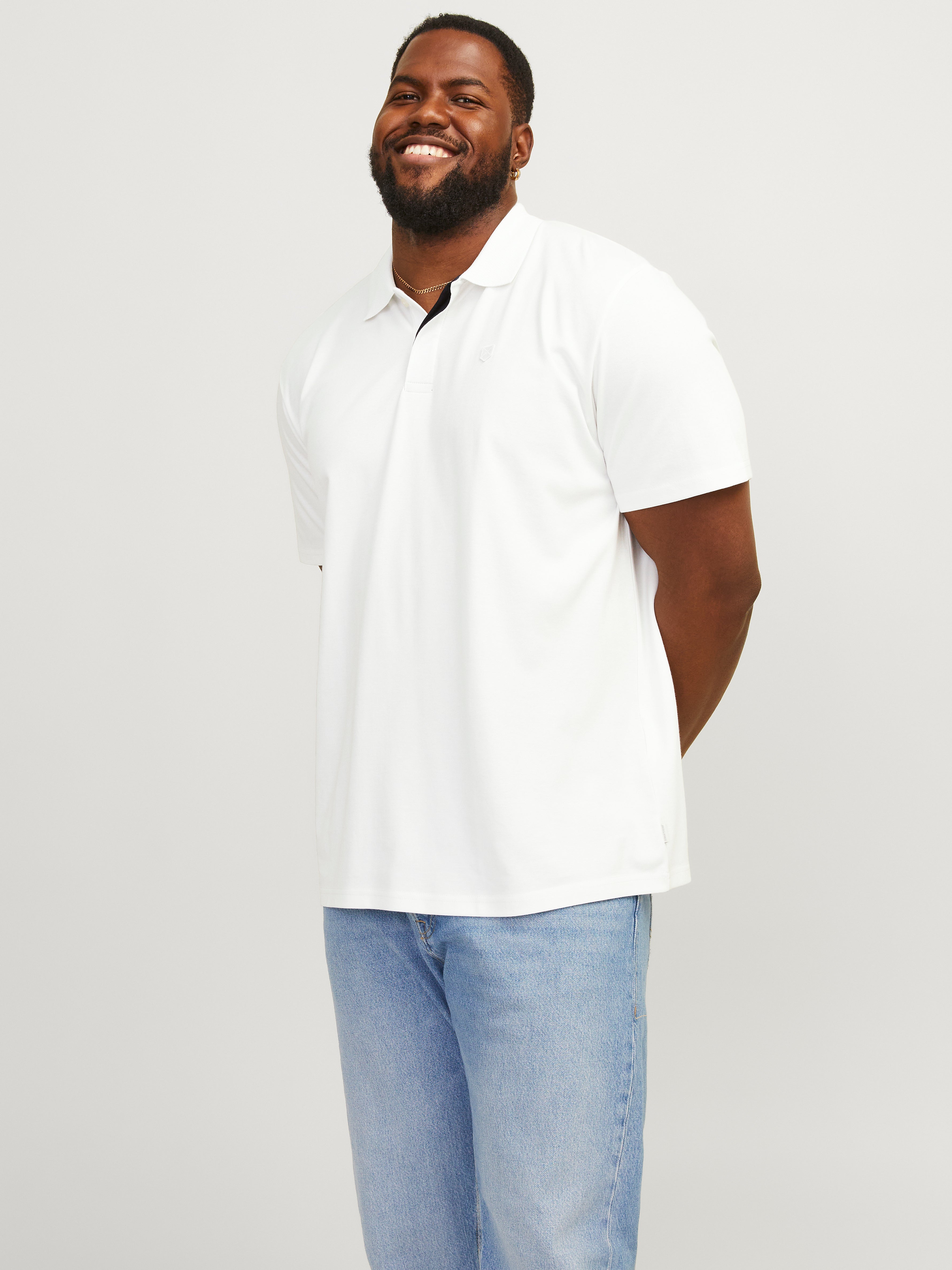 Jack & Jones Plus Size Enfärgat T-shirt - 12257591