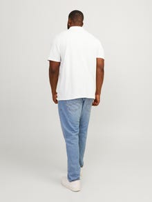 Jack & Jones Plus Size Einfarbig T-shirt -Cloud Dancer - 12257591