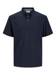 Jack & Jones Plus Size Camiseta polo Liso -Night Sky - 12257595