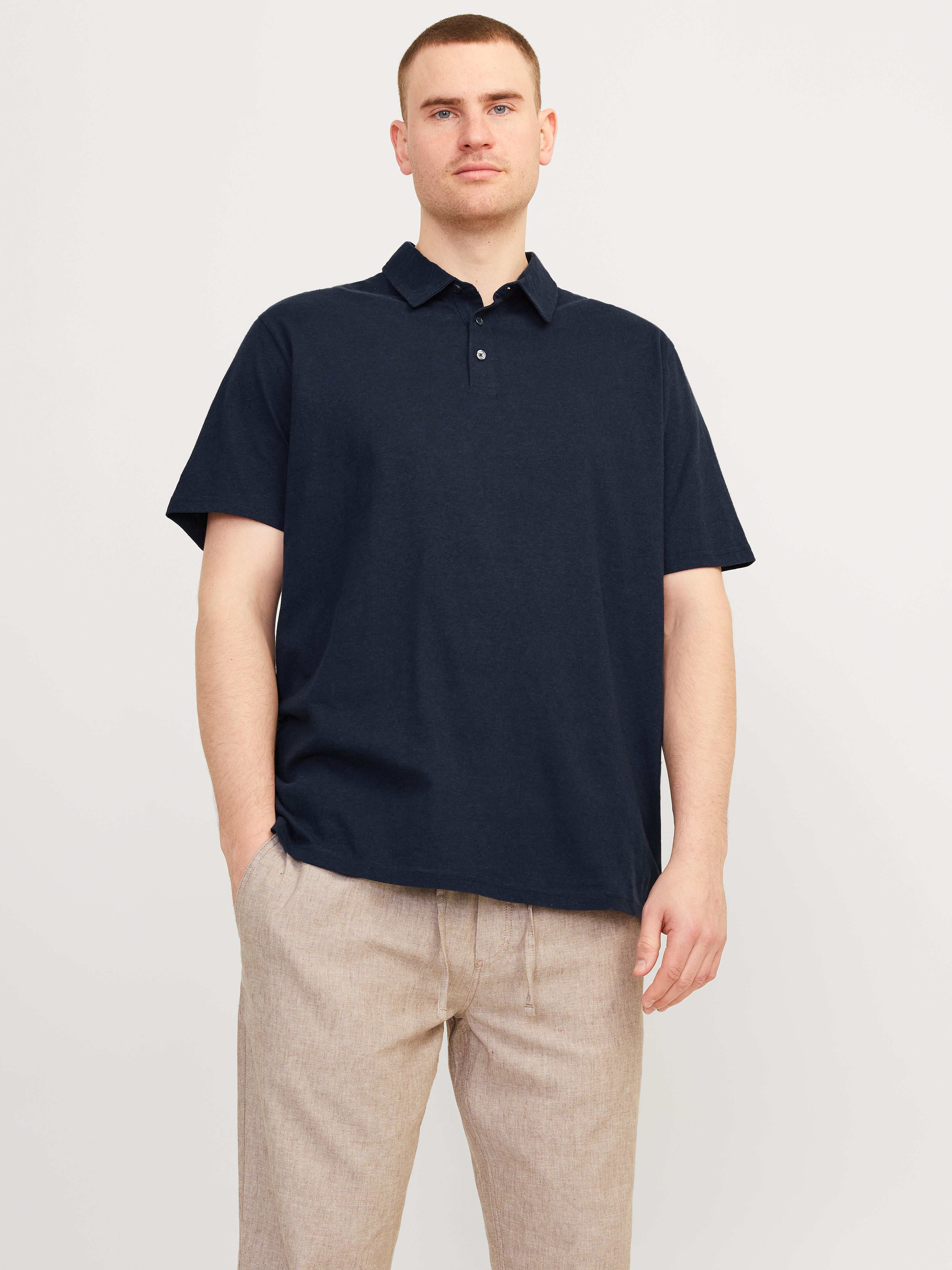 Jack & Jones Plus Size Enfärgat T-shirt - 12257595