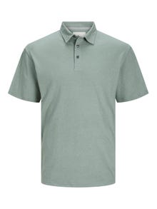 Jack & Jones Plus Size Camiseta polo Liso -Lily Pad - 12257595
