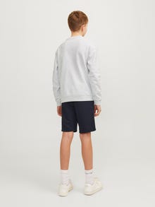 Jack & Jones Gedrukt Sweatshirt met ronde hals Voor jongens -Bright White - 12257604