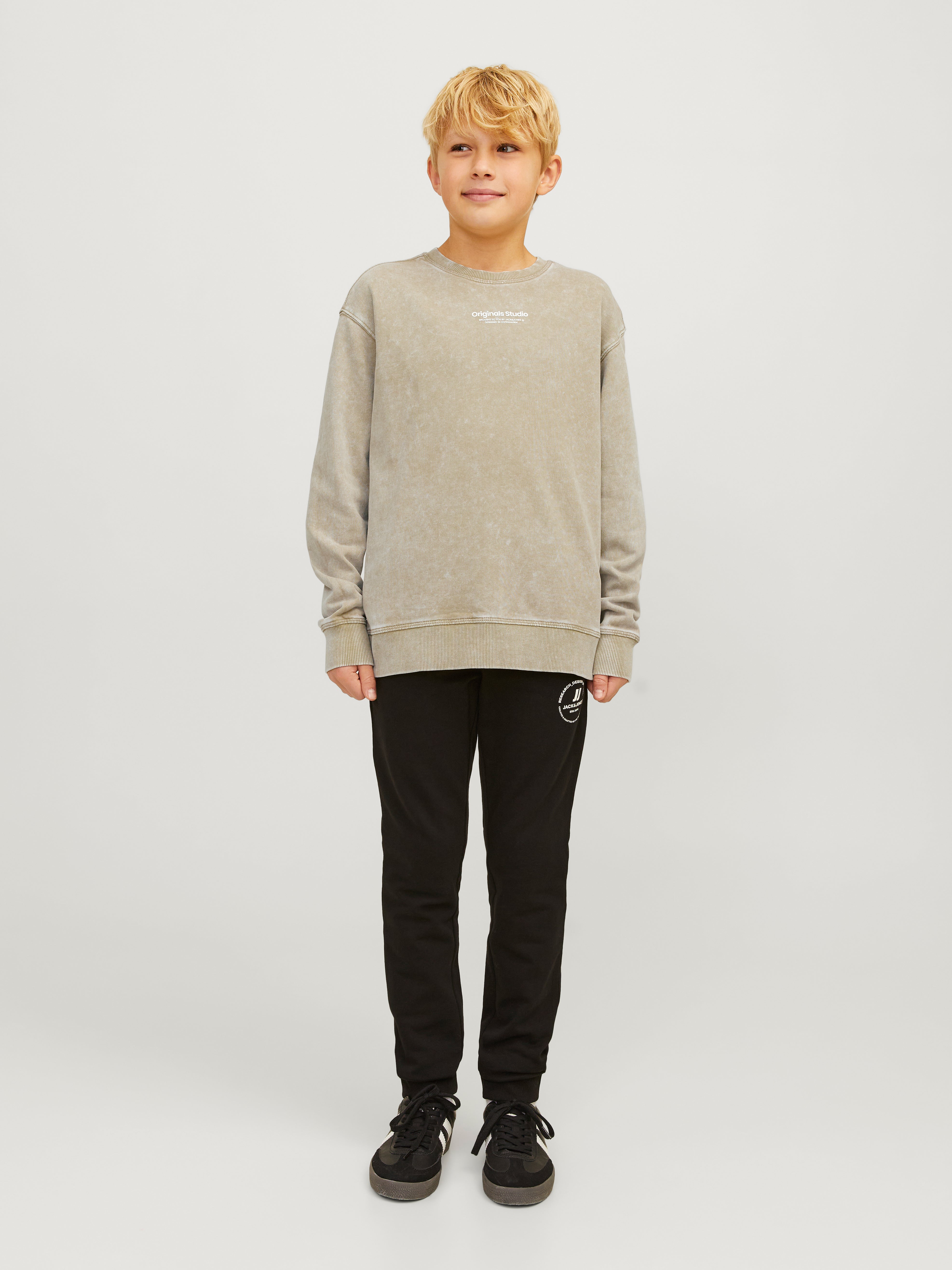 Tryck Crewneck tröja För pojkar