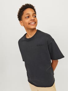 Jack & Jones Printet Sweatshirt med rund hals Til drenge -Black - 12257621