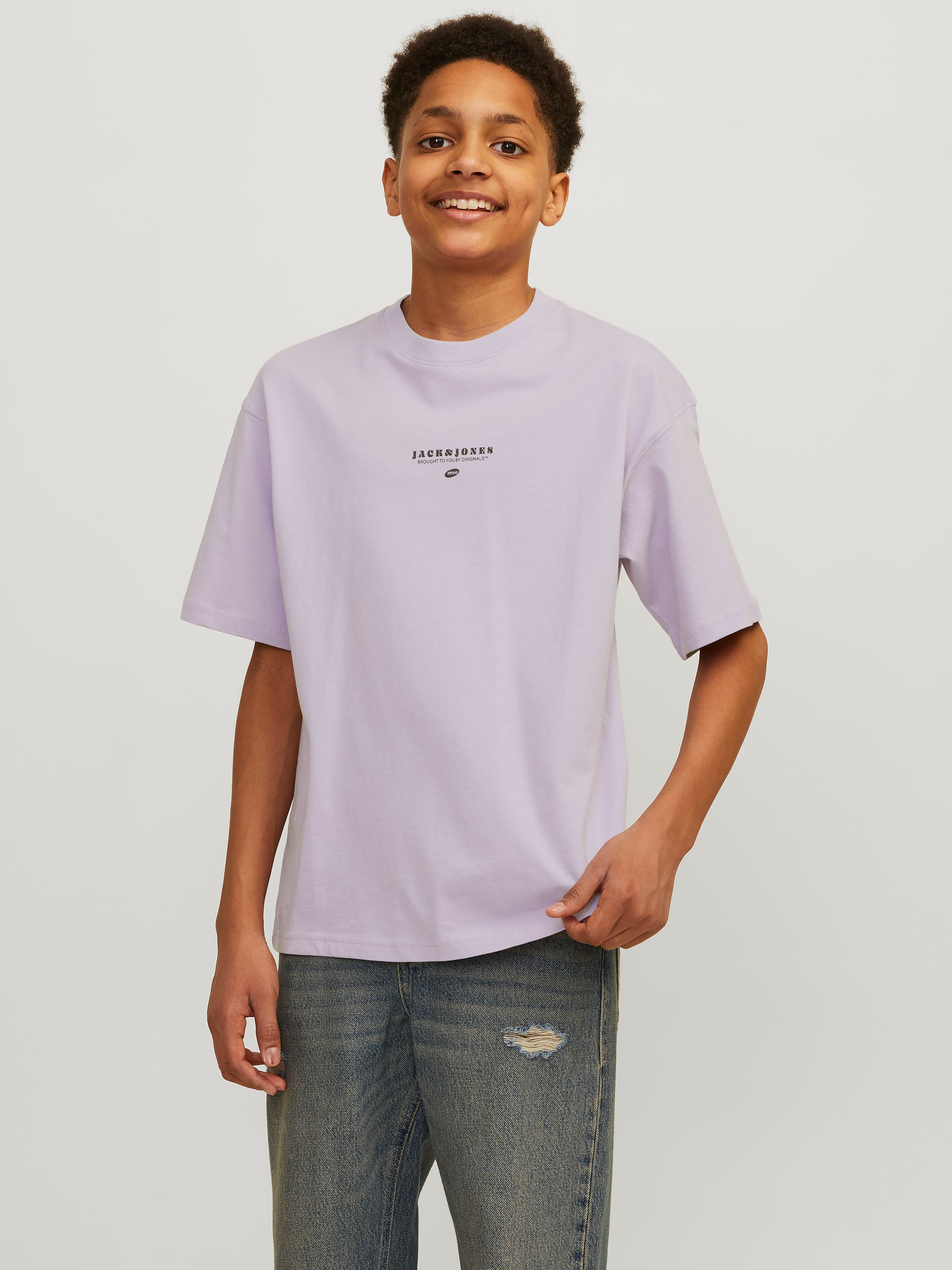 Jack & Jones Printet T-shirt Til drenge - 12257637