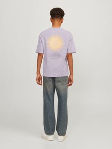 Jack & Jones Camiseta Estampado Para chicos -Lavender Frost - 12257637