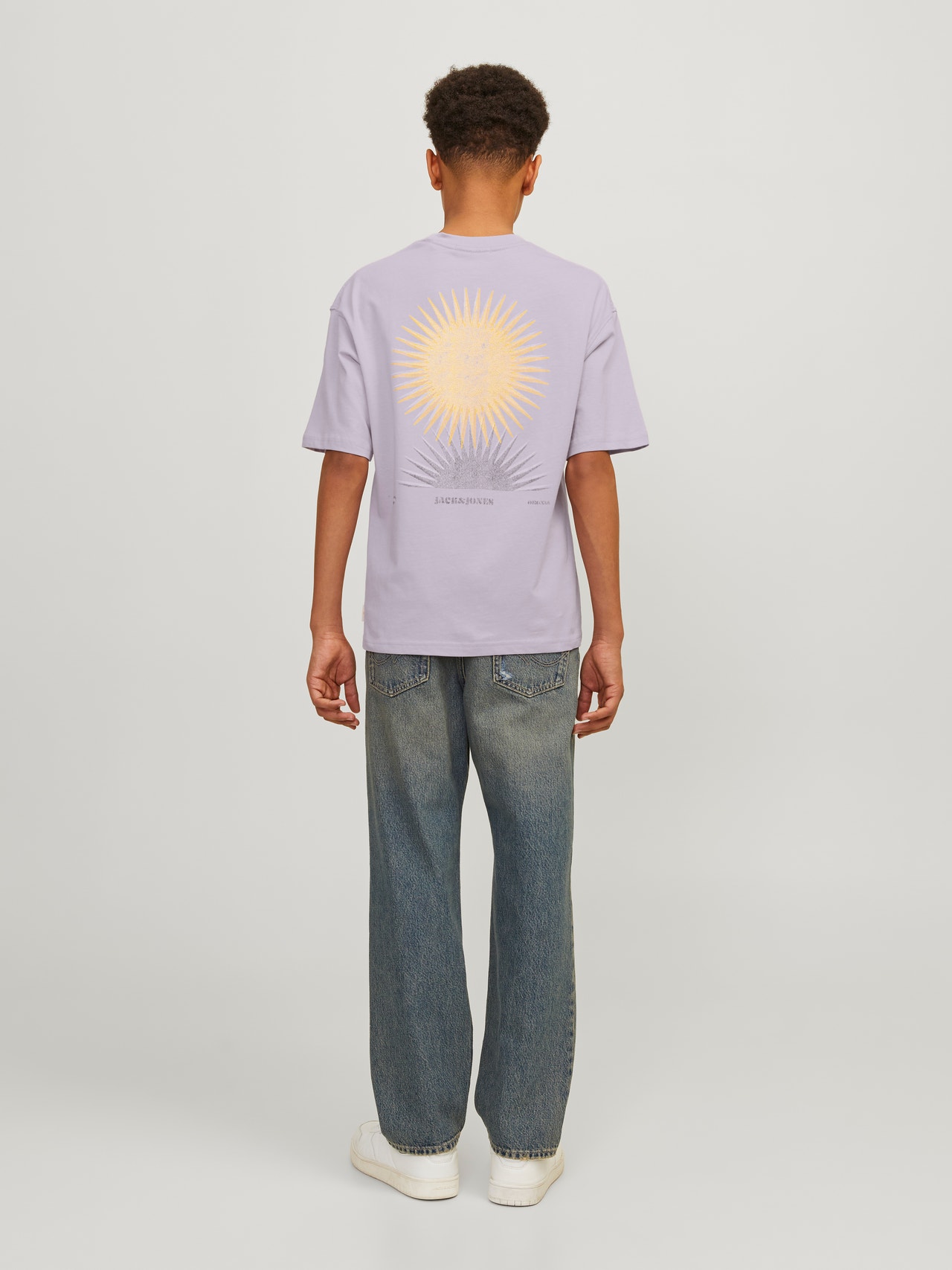 Jack & Jones Printet T-shirt Til drenge -Lavender Frost - 12257637