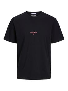 Jack & Jones Trykk T-skjorte For gutter -Black - 12257637