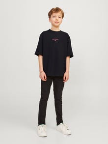 Jack & Jones Printed T-shirt For boys -Black - 12257637