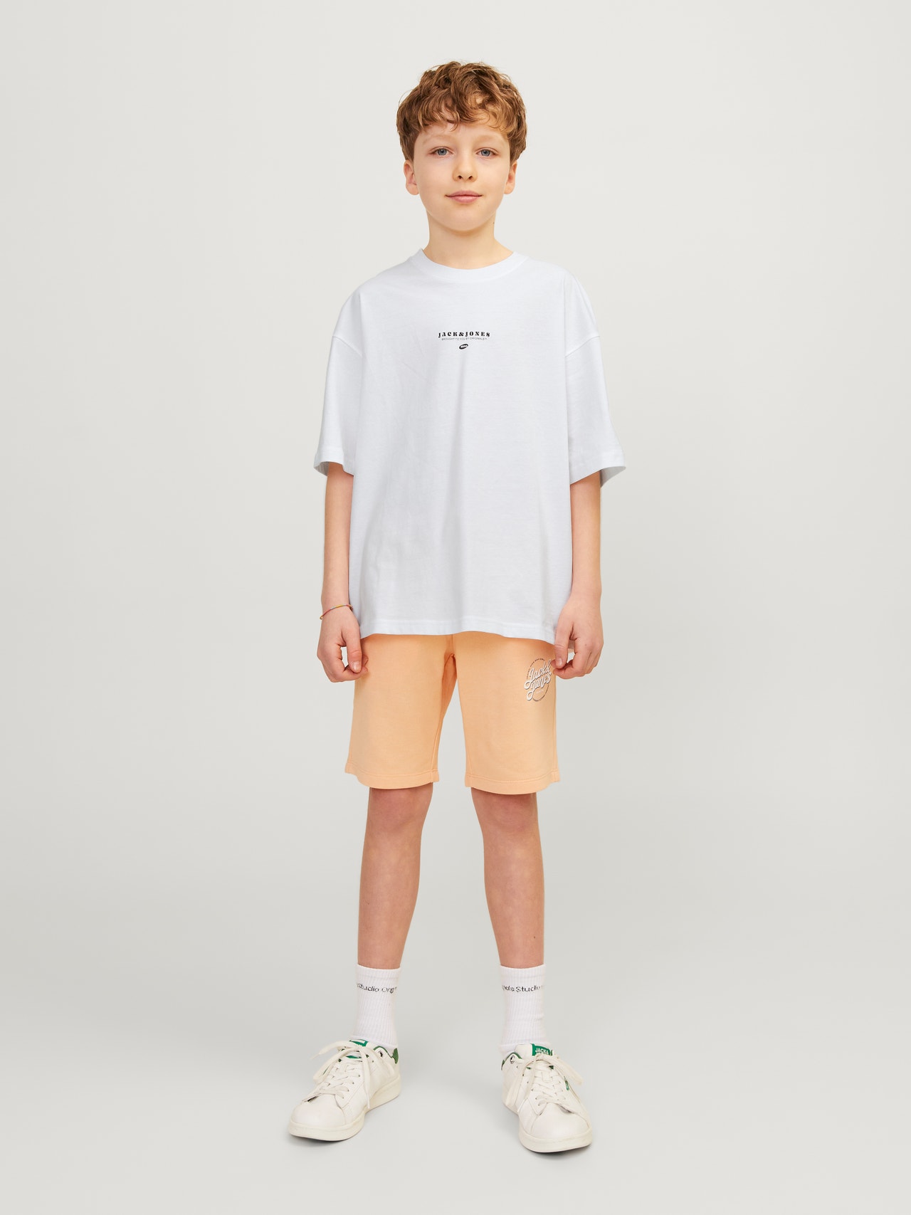 Jack & Jones Bedrukt T-shirt Voor jongens -Bright White - 12257637