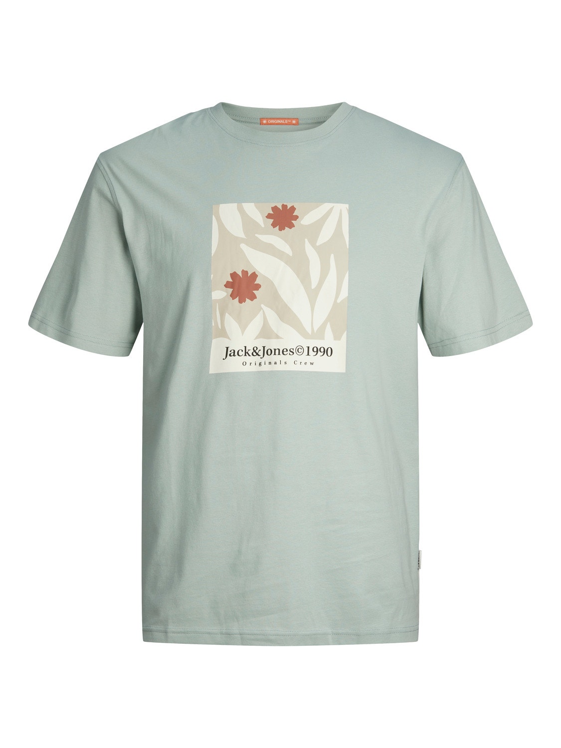 Jack & Jones Trykk T-skjorte For gutter -Gray Mist - 12257641