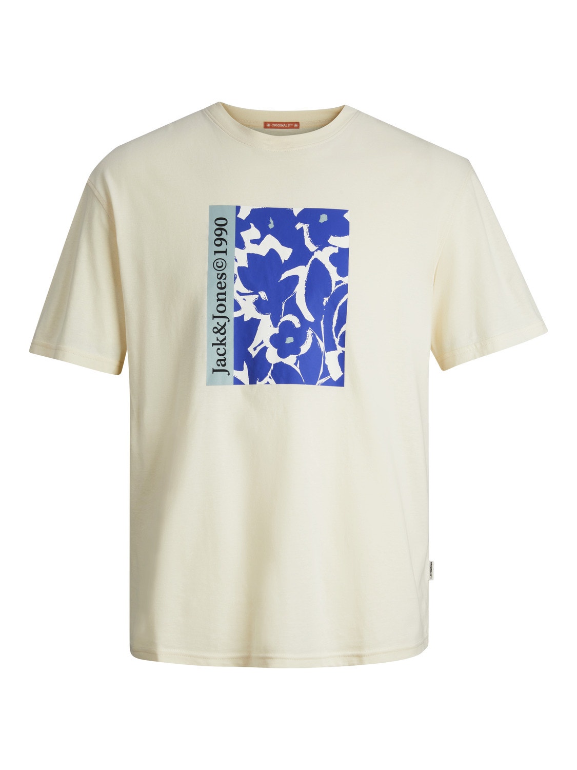 Jack & Jones Printed T-shirt For boys -Buttercream - 12257641