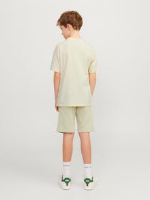 Jack & Jones Bedrukt T-shirts Junior -Buttercream - 12257641