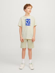 Jack & Jones Bedrukt T-shirts Junior -Buttercream - 12257641